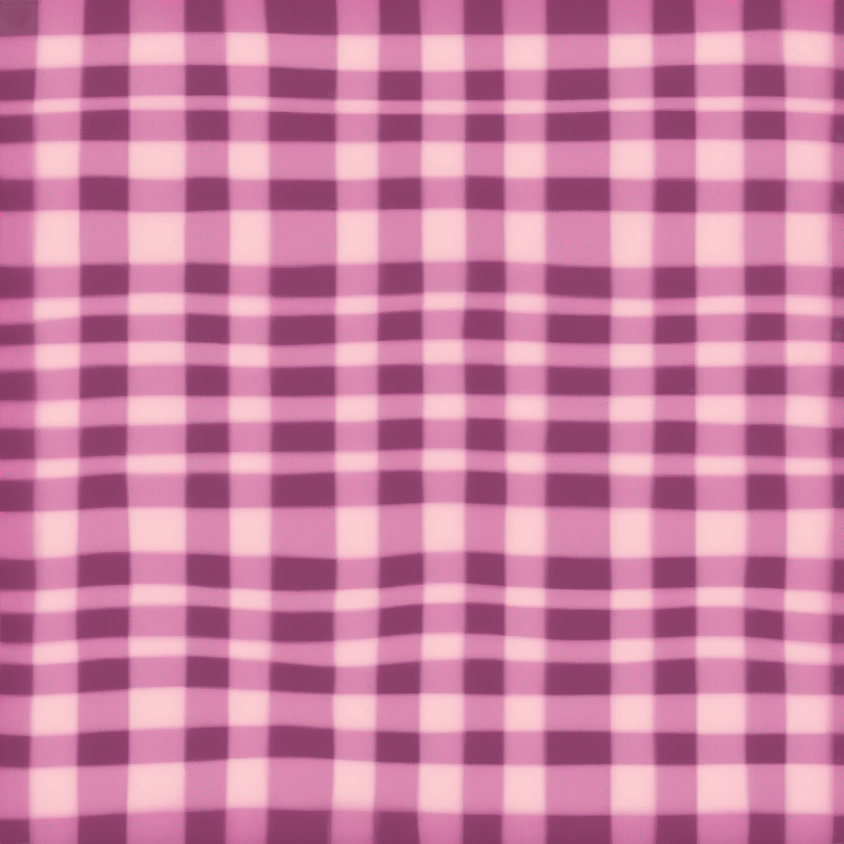 cozy pink plaid blanket￼ emoji