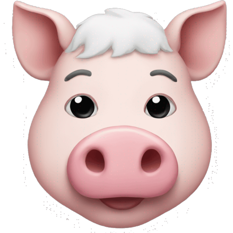 Pork with mask emoji