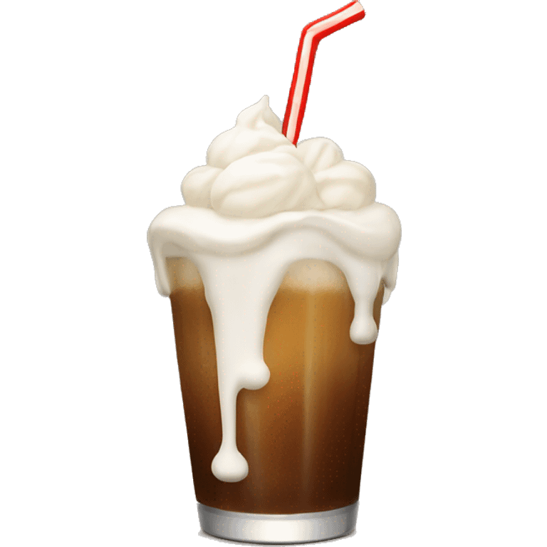 Root beer float  emoji