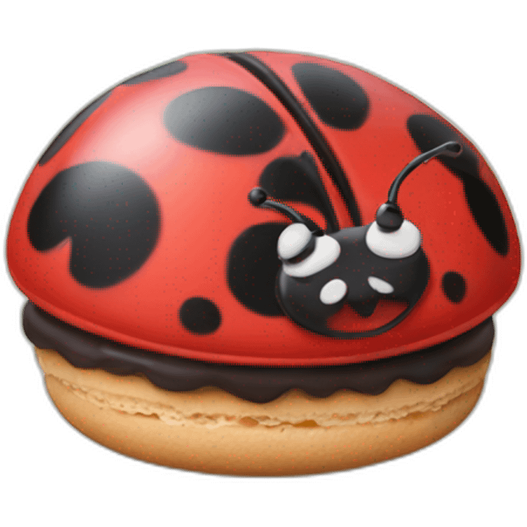 ladybug macaron emoji