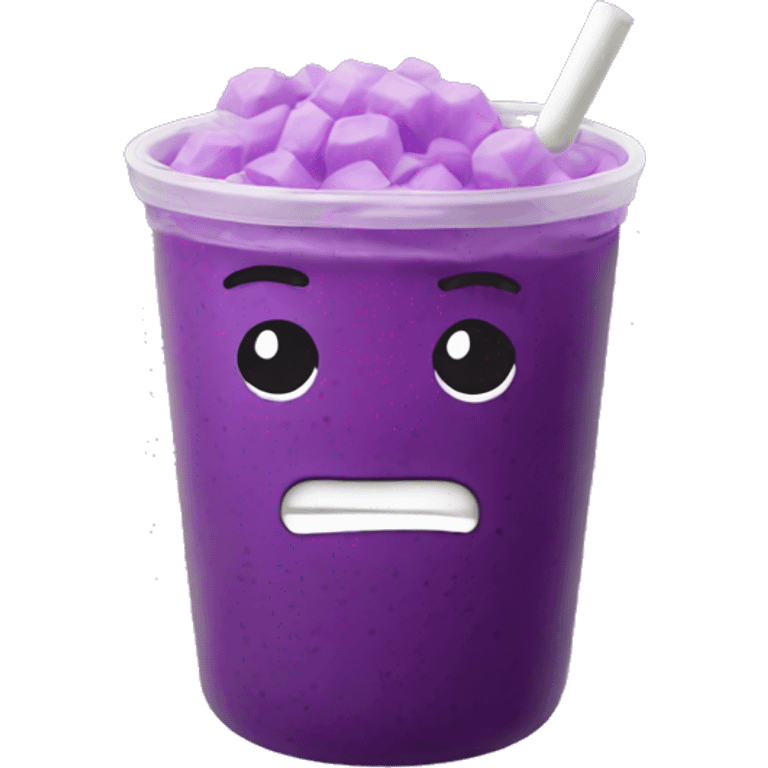  purple sweet potato flavored boba emoji