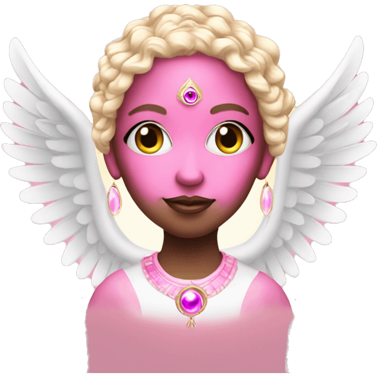 angelic diva pink third eye emoji