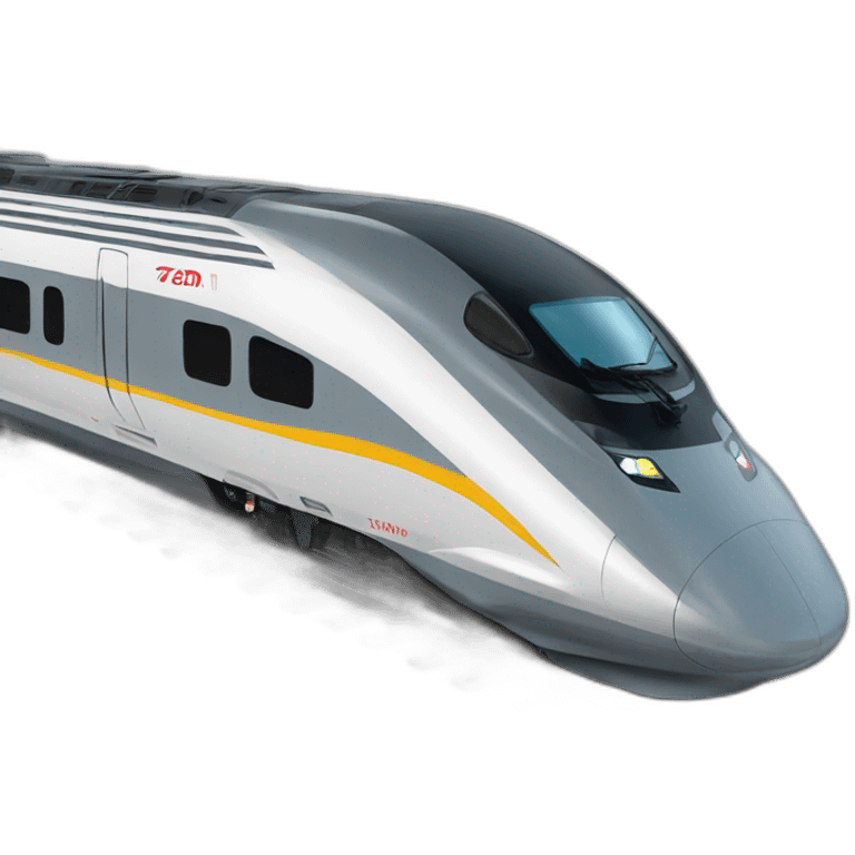 High speed train emoji