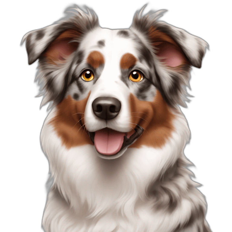 red merle australian shepherd emoji