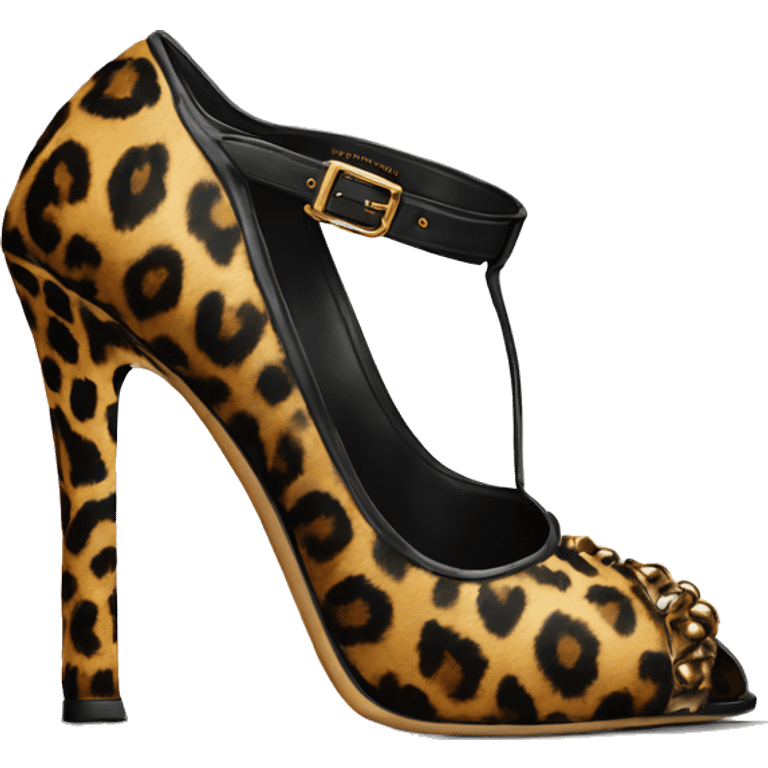 Leopard heels Tom Ford emoji