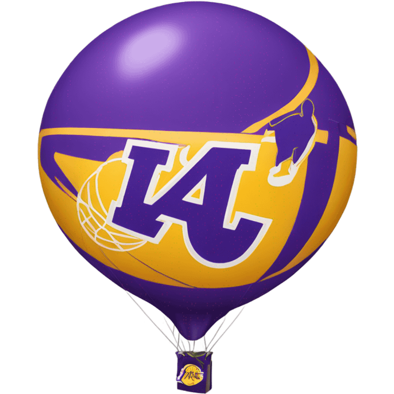 Lakers balloon emoji