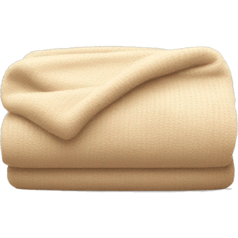 cozy beige blanket  emoji