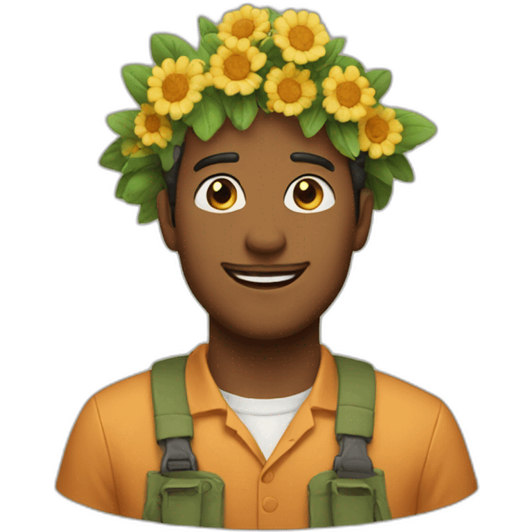 flower man emoji