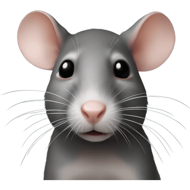 Very realistic rat emoji