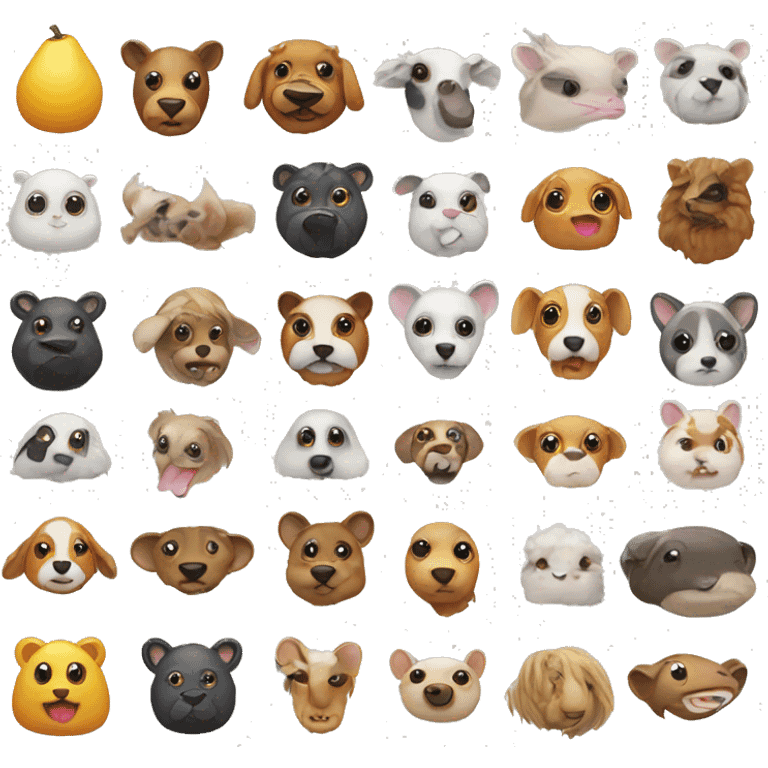 Animals as food emoji