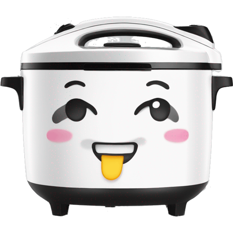 happy face rice cooker emoji