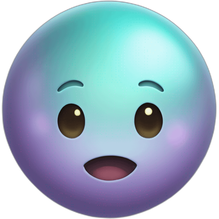 uranus with smiling face emoji