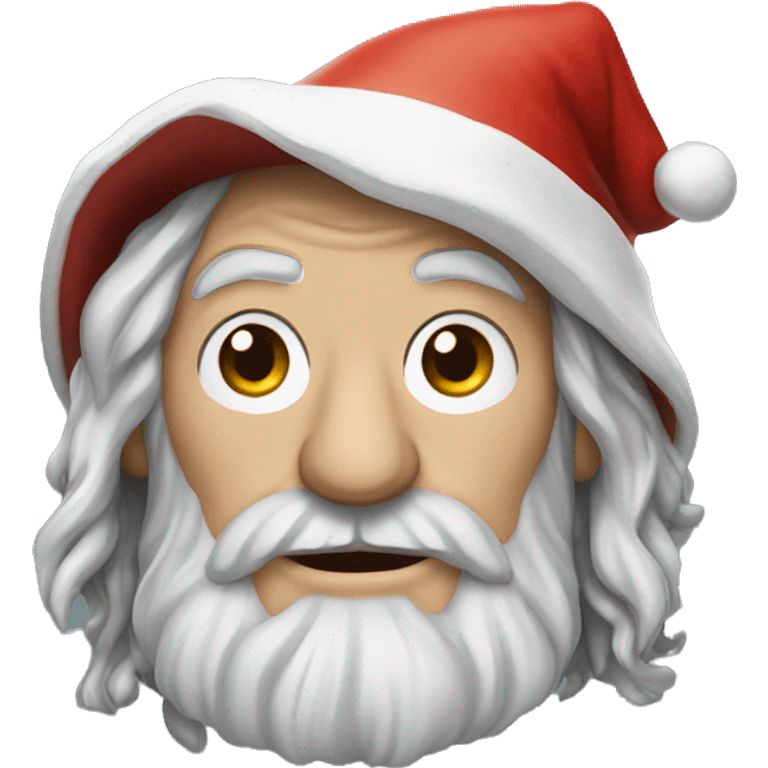 Gandalf with Santa hat emoji