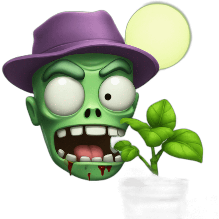 Plant vs zombie  emoji