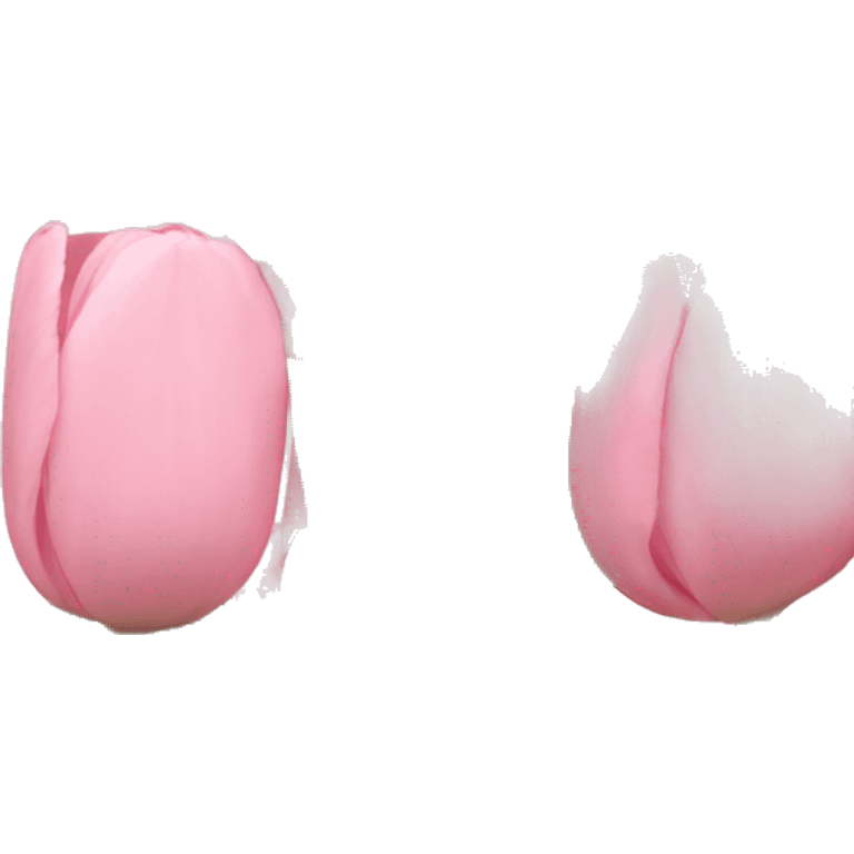 light pink tulips emoji