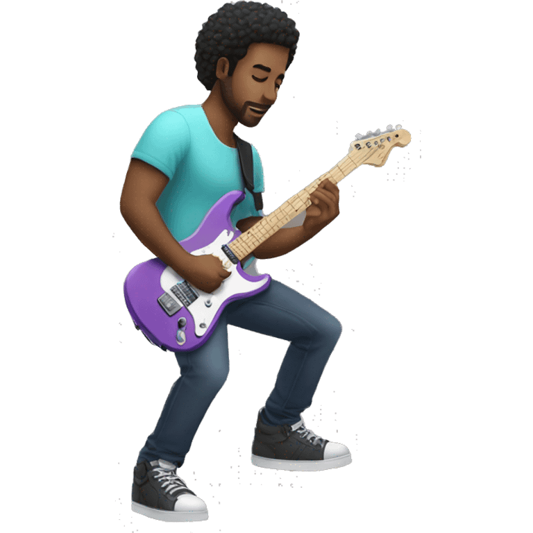 man playing electric guitar (rnb vibes) emoji