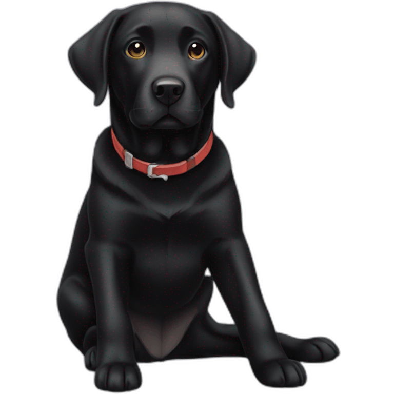 black labrador retriever emoji