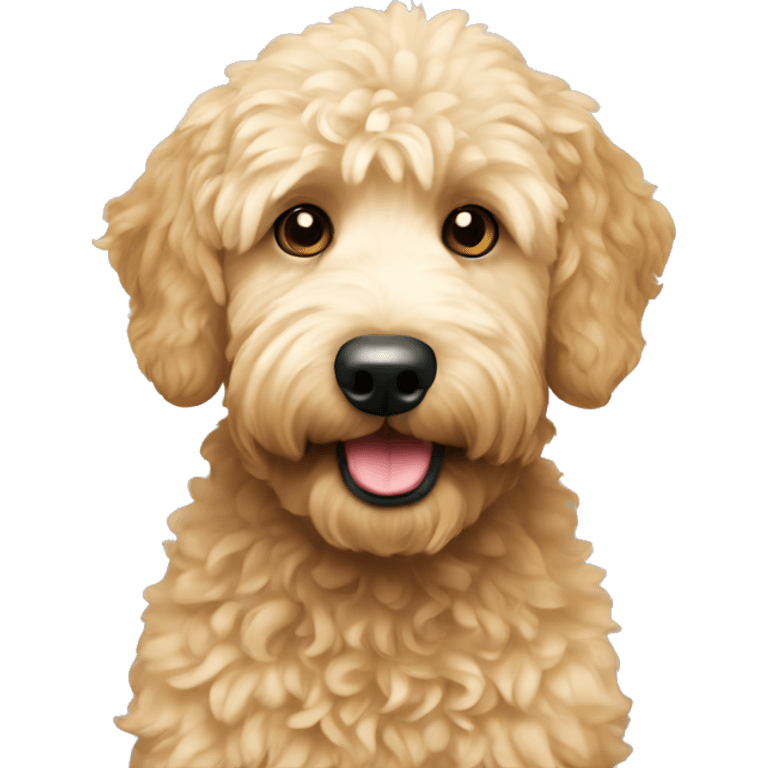 mini golden doodle emoji