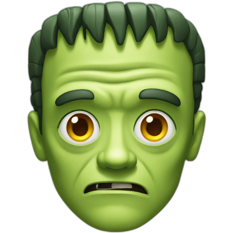 frankenstein with mango head emoji