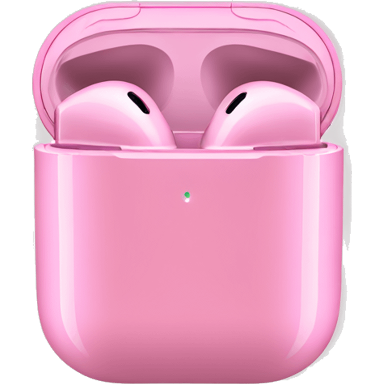 Pink airpods emoji