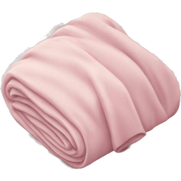 Light Pink folded blanket emoji