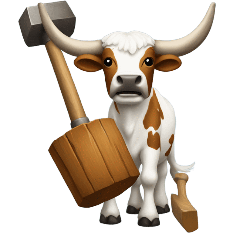 Longhorn with a sledgehammer  emoji