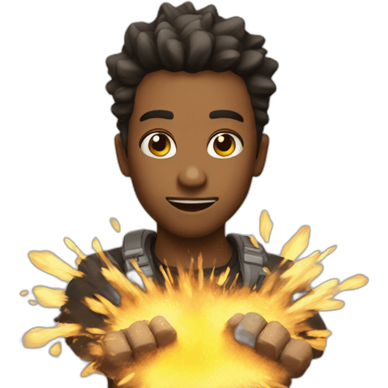 explosive cute emoji