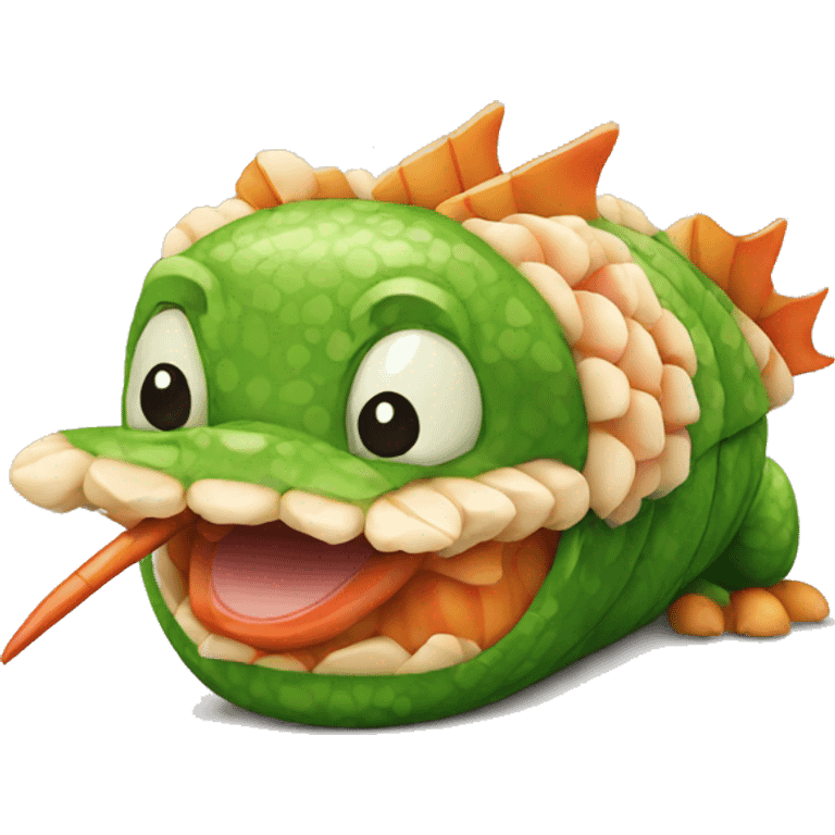 sushi dragon emoji