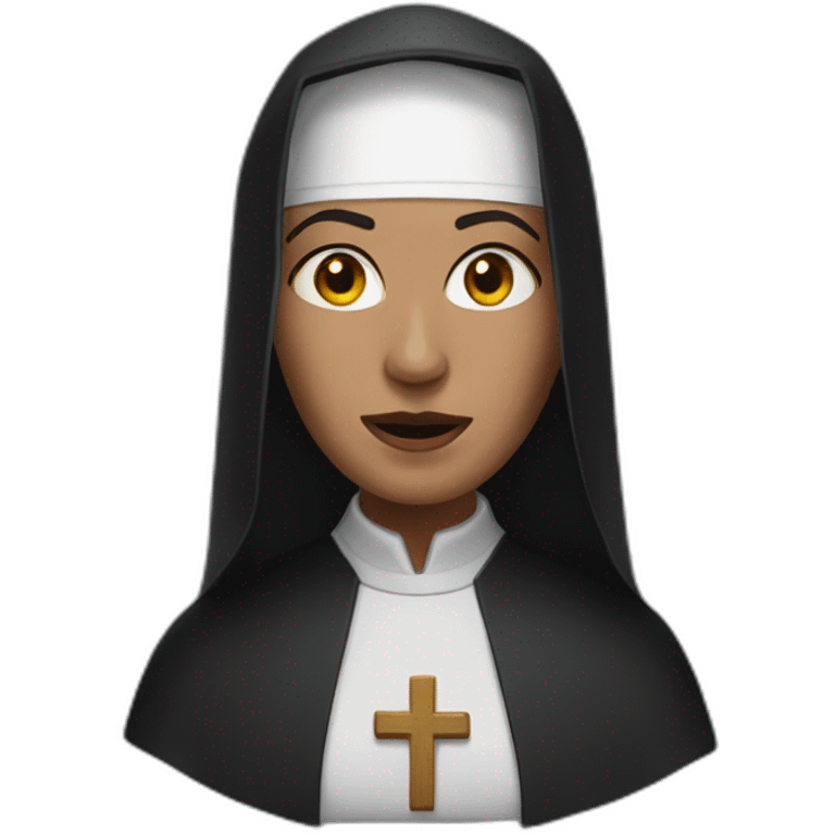 The nun emoji