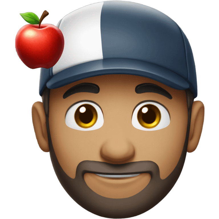 Virat kohli holding Apple emoji