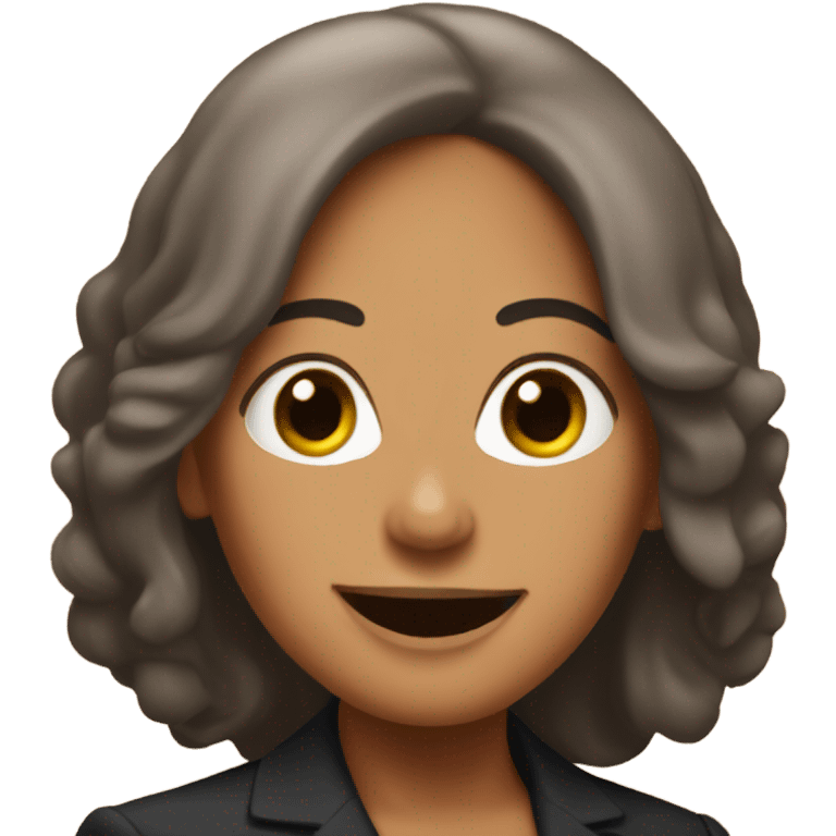 A emoji that looks like Kamala Harris  emoji