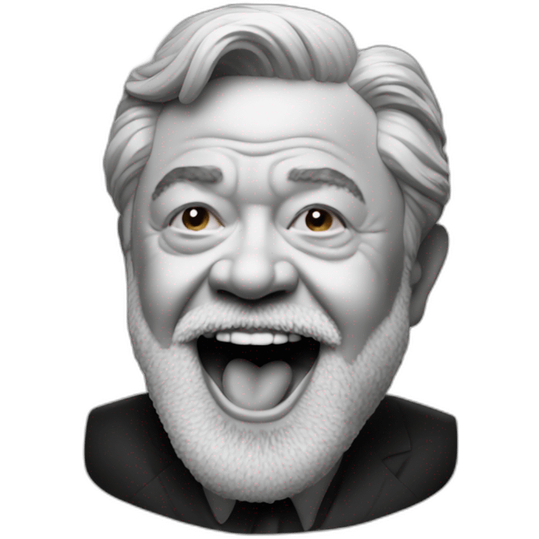 president lula tongue emoji