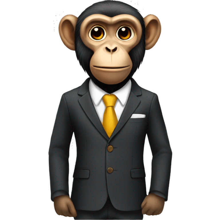 Monkey in a suit emoji