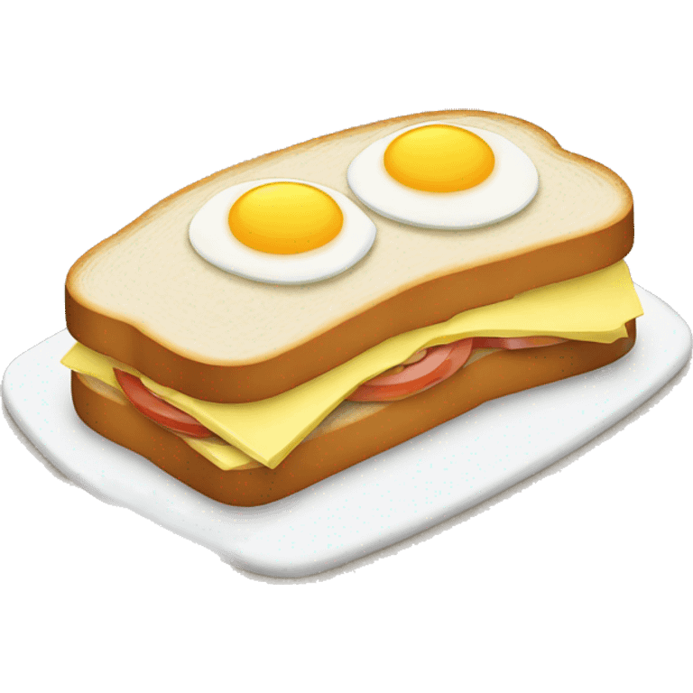 sandwich with egg emoji