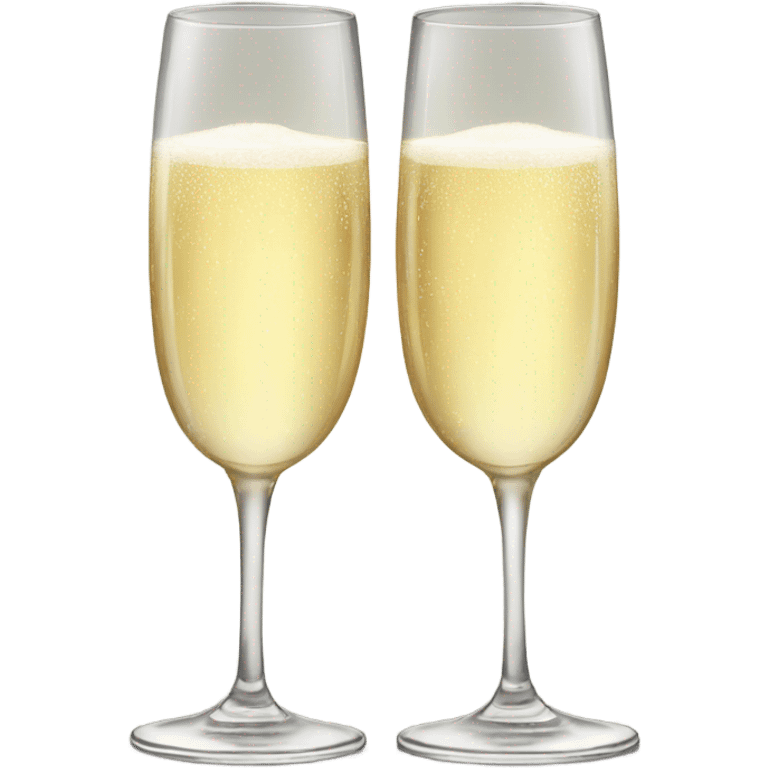 Two champagne glasses emoji