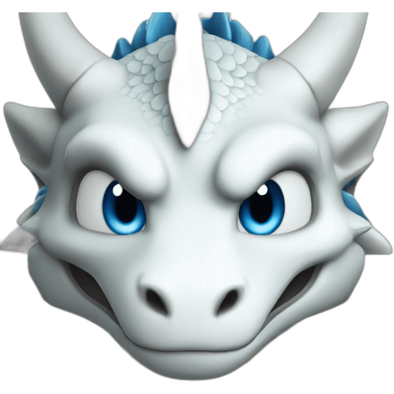 Blue Eyes White Dragon emoji