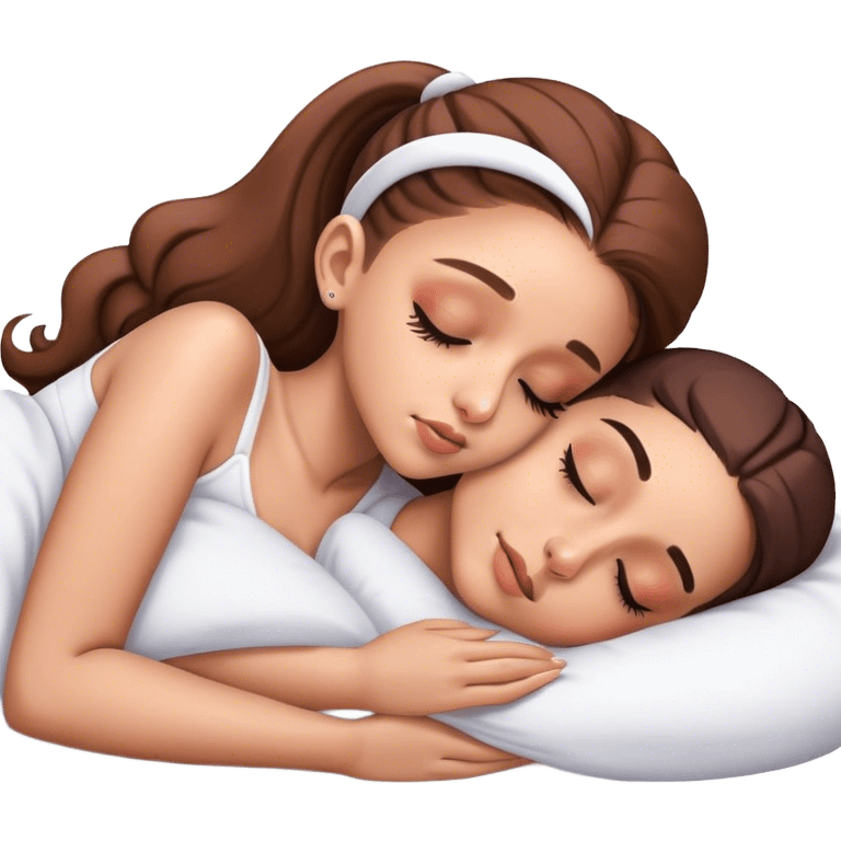 Ariana Grande sleeping emoji