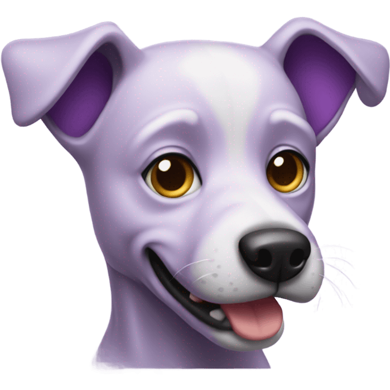 purple dog emoji