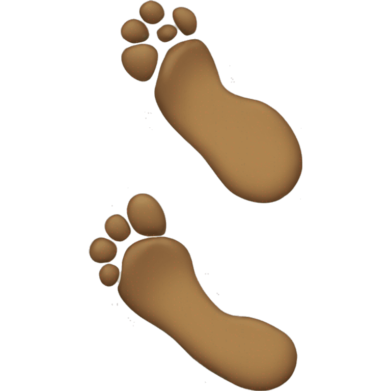 Footsteps emoji