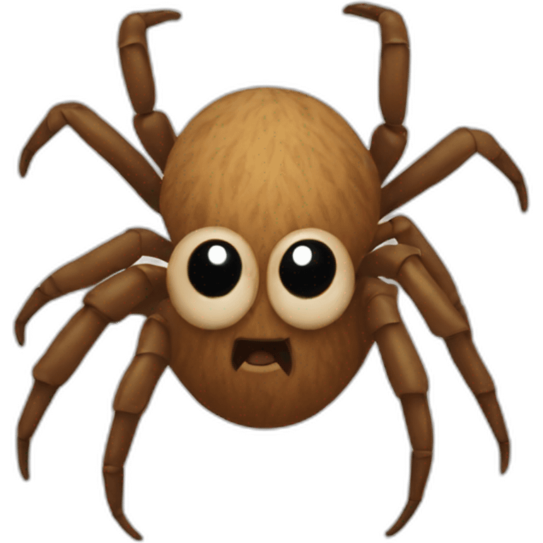 spider with bear head emoji