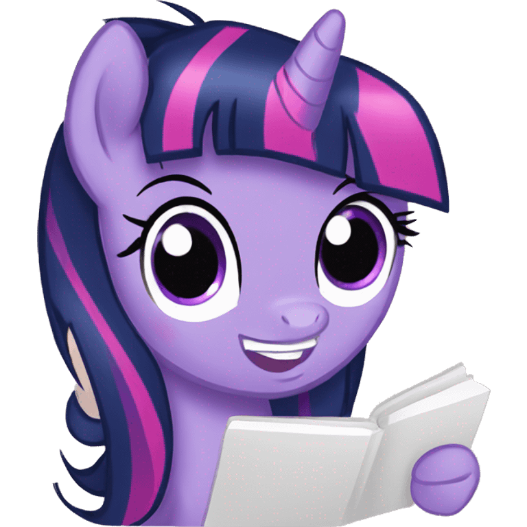 twilight sparkle texting  emoji