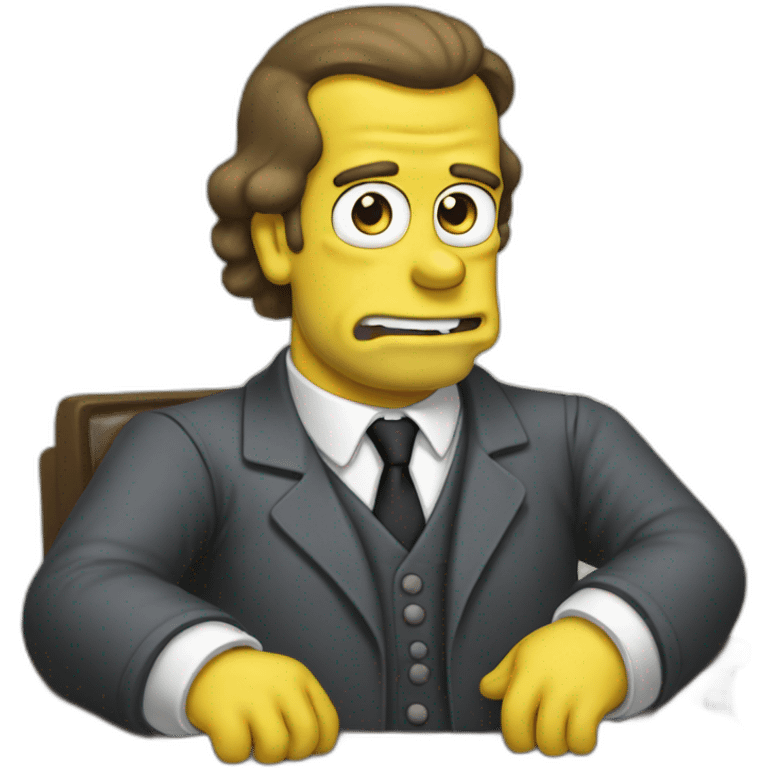 homer macron emoji