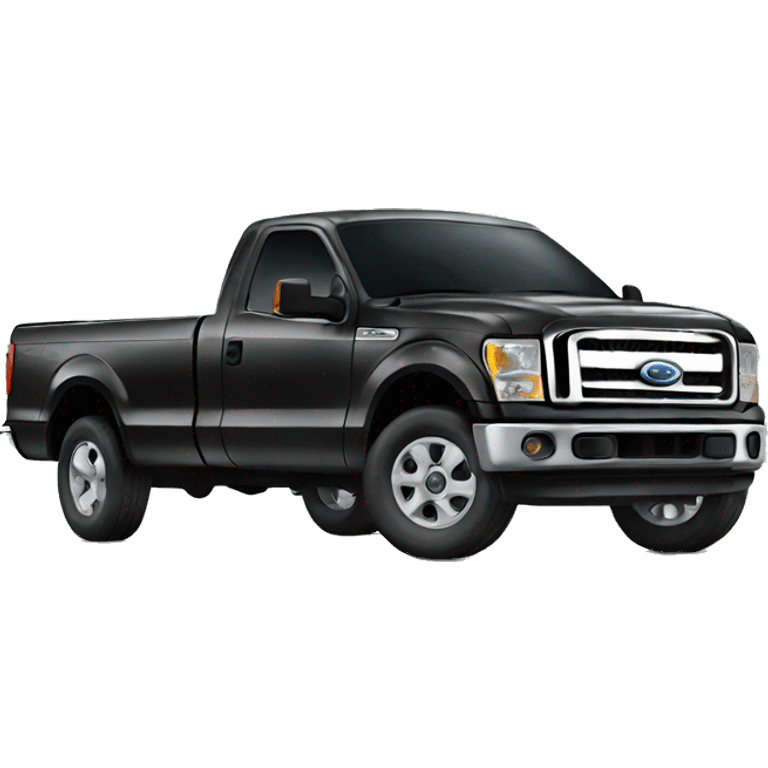 Black ford truck emoji