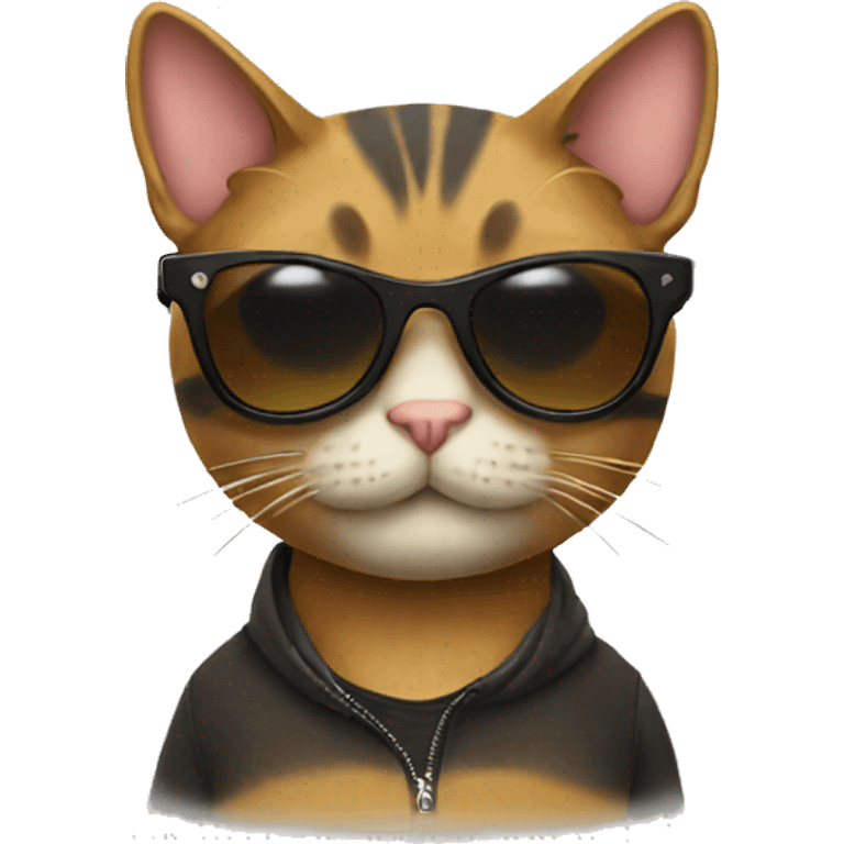 Cat with shades emoji