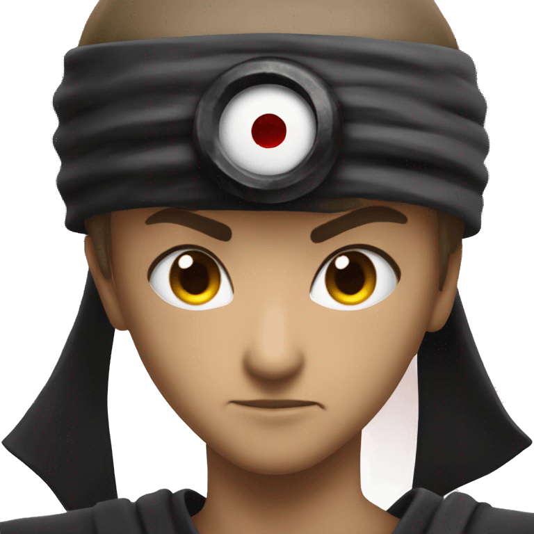 Ninja con el sharingan emoji