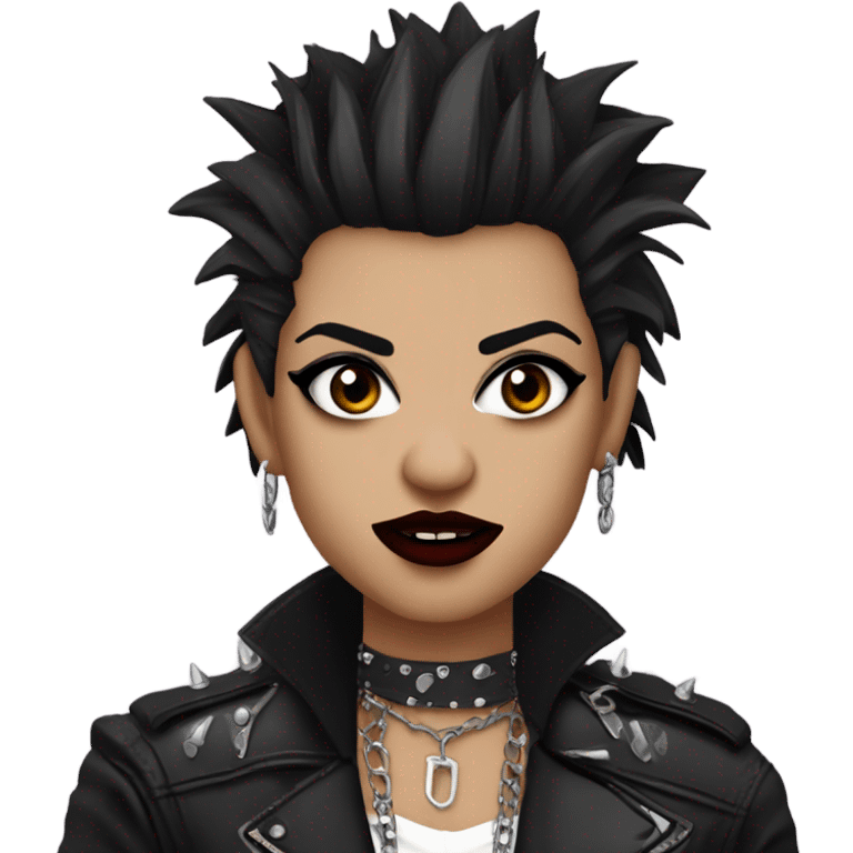 Punk vampire emoji