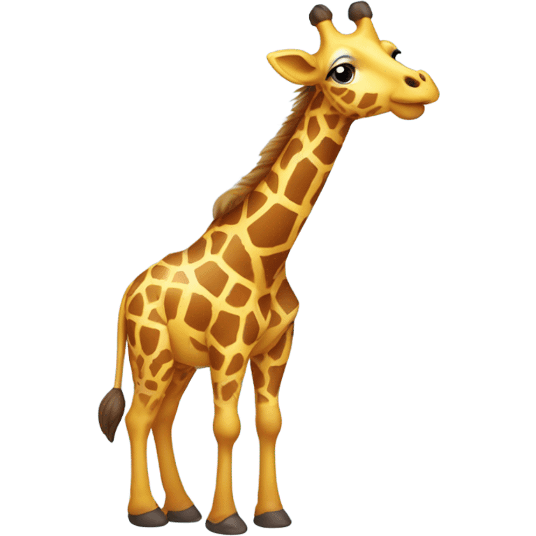 Giraffe wearing a bikini  emoji