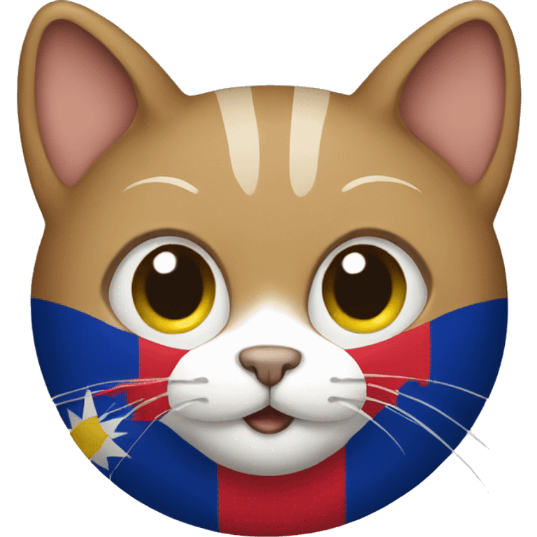 cat with a philippine flag emoji