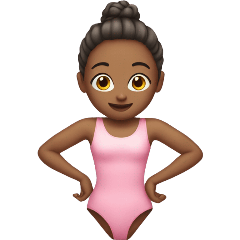 pink leotard  emoji