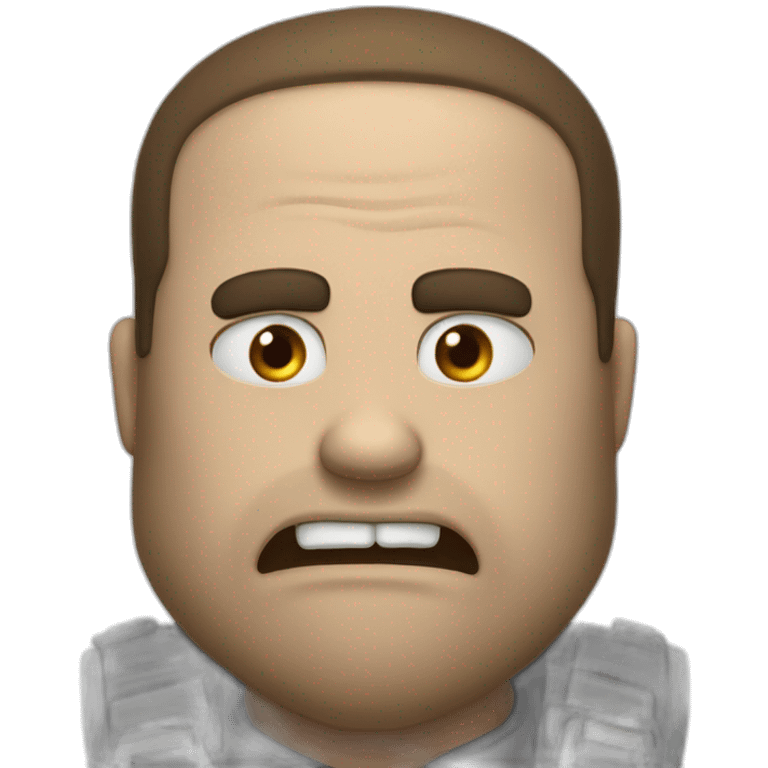 Roblock cracter with shocking face emoji